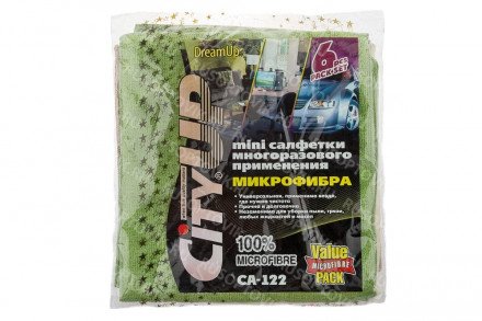 Салфетки многоразового применения микрофибра City Up оптом 
