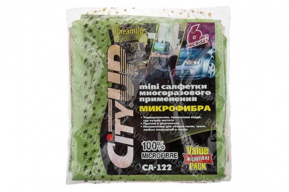 Салфетки многоразового применения микрофибра City Up оптом 